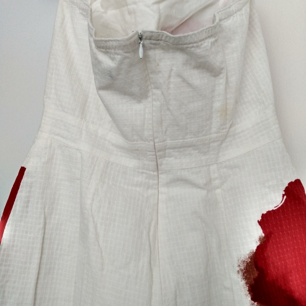 J Crew strapless summer dress Sz 4 - Picture 6 of 14